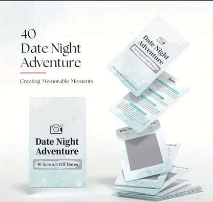 40 Date Ideas for Couples – Unique Scratch-Off Date Night Cards