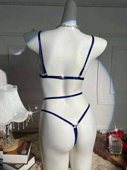 Body Suit Strappy with open Crotch
