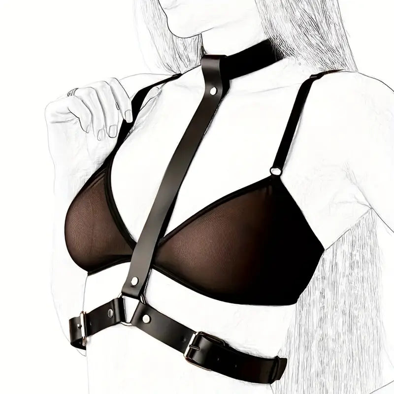 Womens Chest Harness Bondage