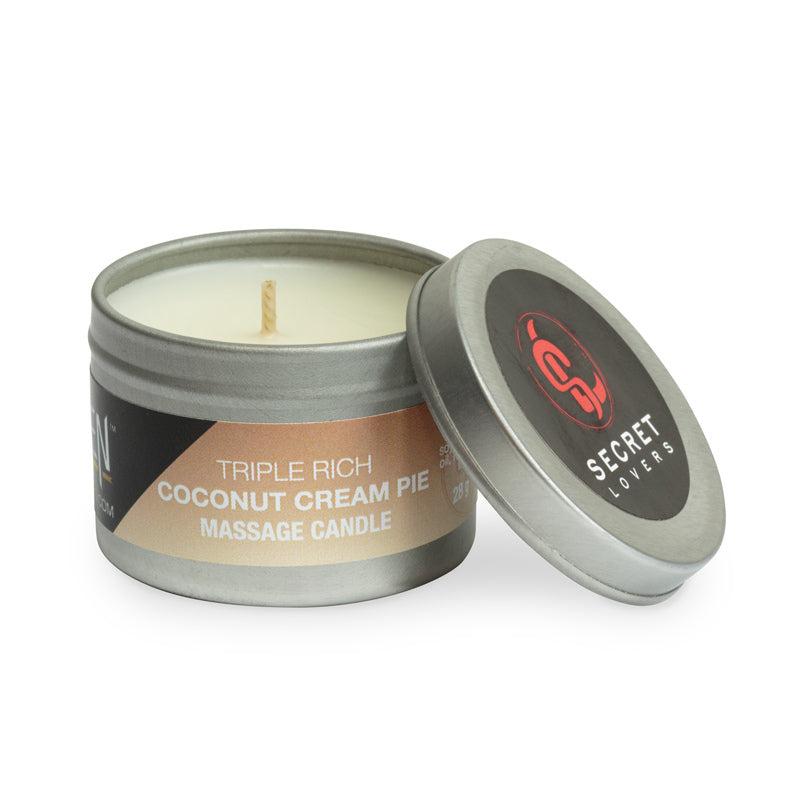 Secret Lovers Triple Rich Massage Oil Candle