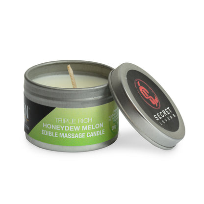 Secret Lovers Triple Rich Massage Oil Candle