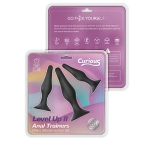 OEJ Level Up II Anal Trainers 3 Piece Silicone Suction Set