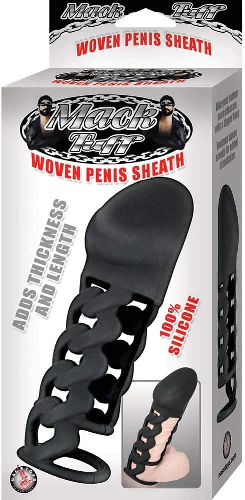 Mack Tuff Woven Penis Sheath Black