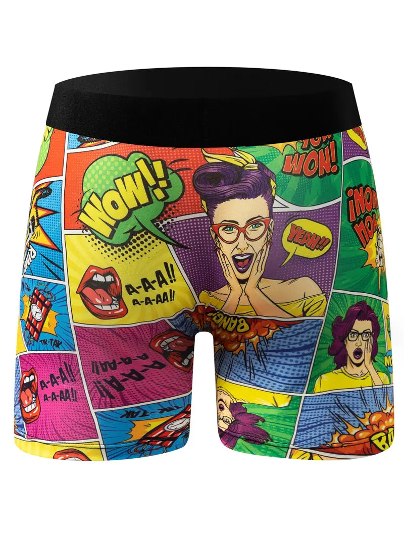 Men's Lips Cartoon Boxers