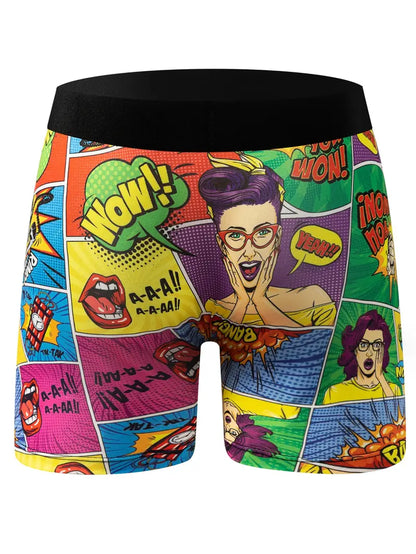 Men's Lips Cartoon Boxers