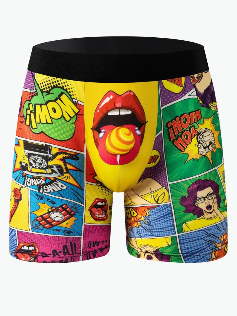 Men's Lips Cartoon Boxers