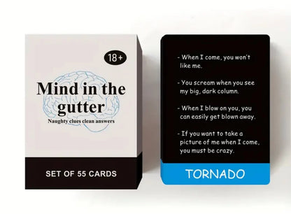 Mind in the gutter Card game
