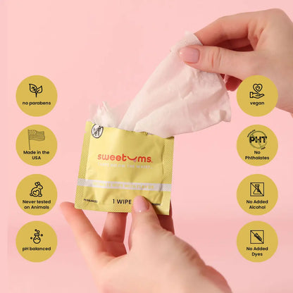 Sweetums Pina Colada Flavored Wipes