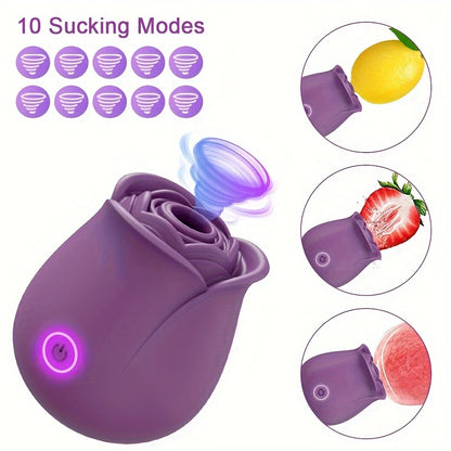 Rose Sucking Vibrator