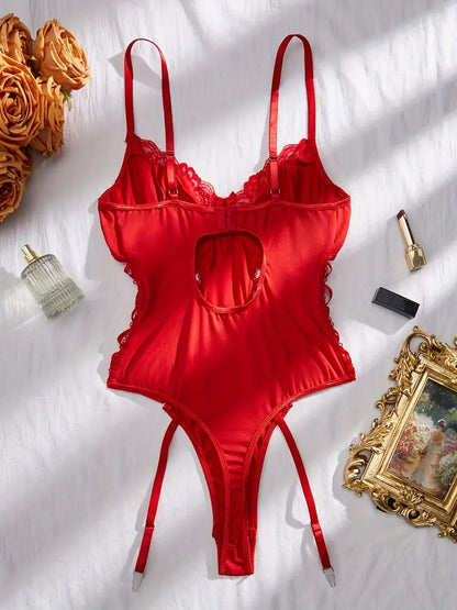 Red Heart Body Suit