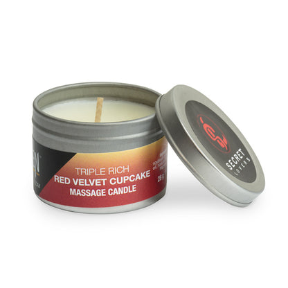 Secret Lovers Triple Rich Massage Oil Candle