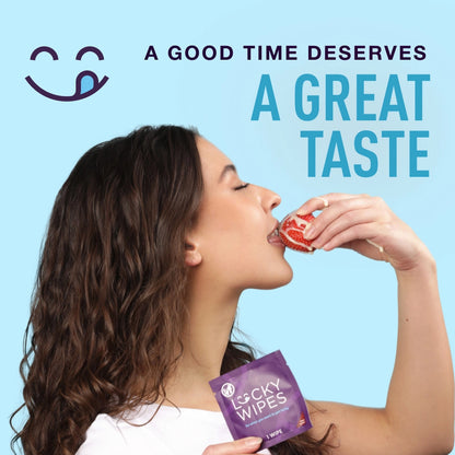 Wipes For Men Strawberries and Cream Flavor Top Seller